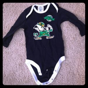 Notre Dame LS Onesie